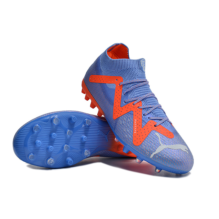 Future Ultimate MG Soccer Shoes-Blue/Red-7406015