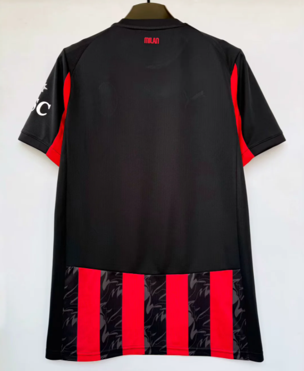 25-26  ACM Red Home 1：1 Fans Soccer Jersey