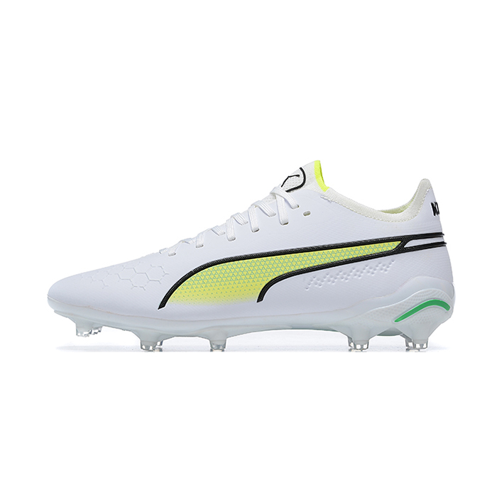 King Ultimate Icon MG Soccer Shoes-White/Green-1978648