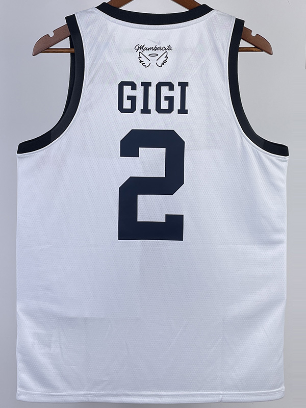 2023 LAKERS GIGI #2 White MAMBA Top Quality Hot...