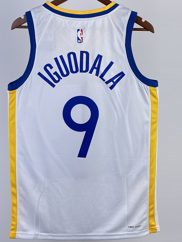 22-23 WARRIORS IGUODALA #9 White Top Quality Ho...