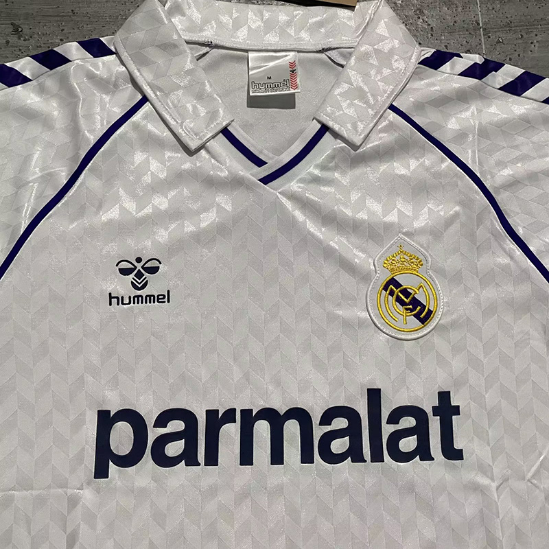 1986-1988 RMA Home Retro Soccer Jersey