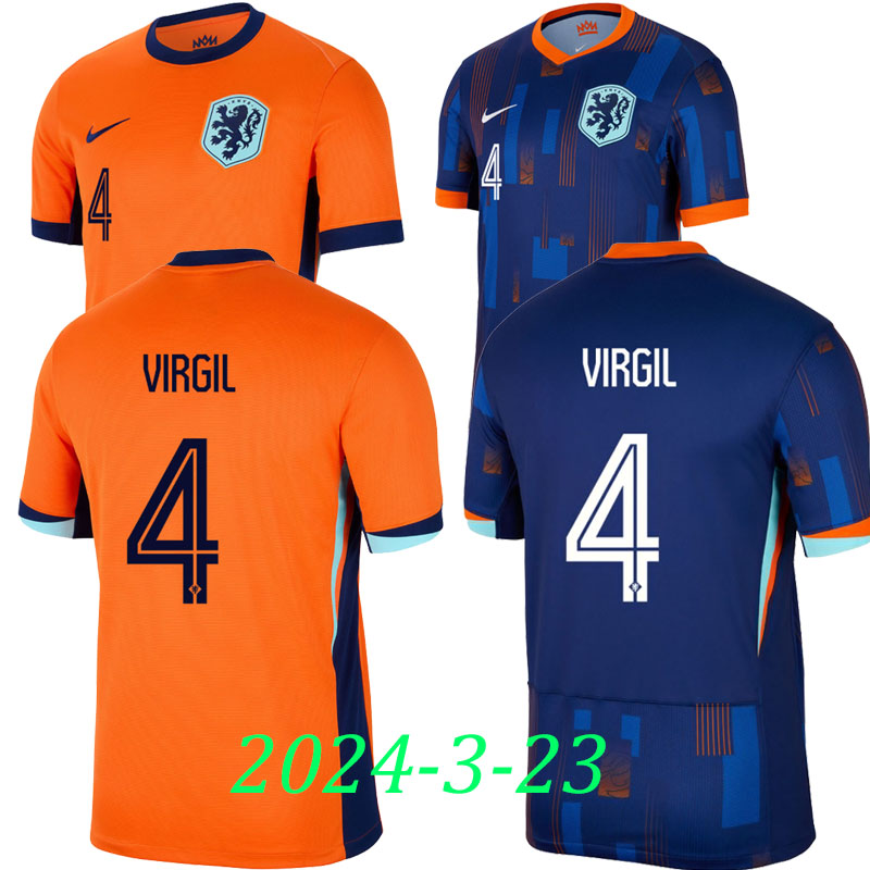 24-25 Netherlands Home 1:1 Fans Soccer Jersey