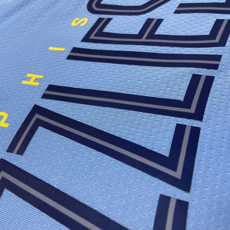 22-23 GRIZZLIES MORANT #12 Blue Top Quality Hot...