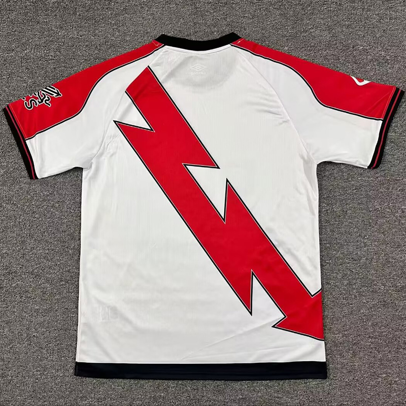 25-26 Rayo Vallecano Home Fans Soccer Jersey