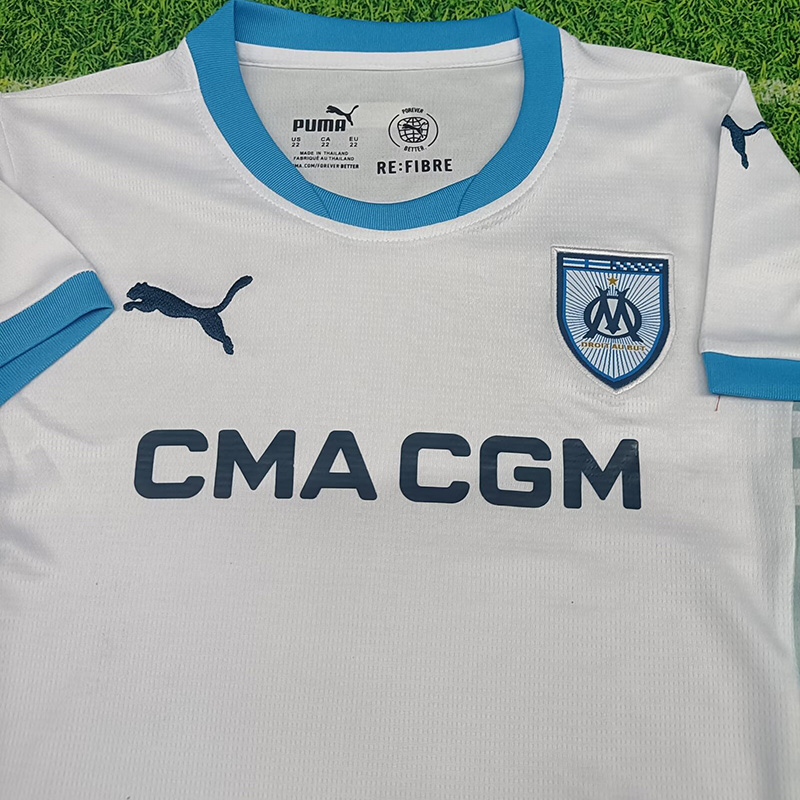24-25 Marseille Home Kids Soccer Jersey