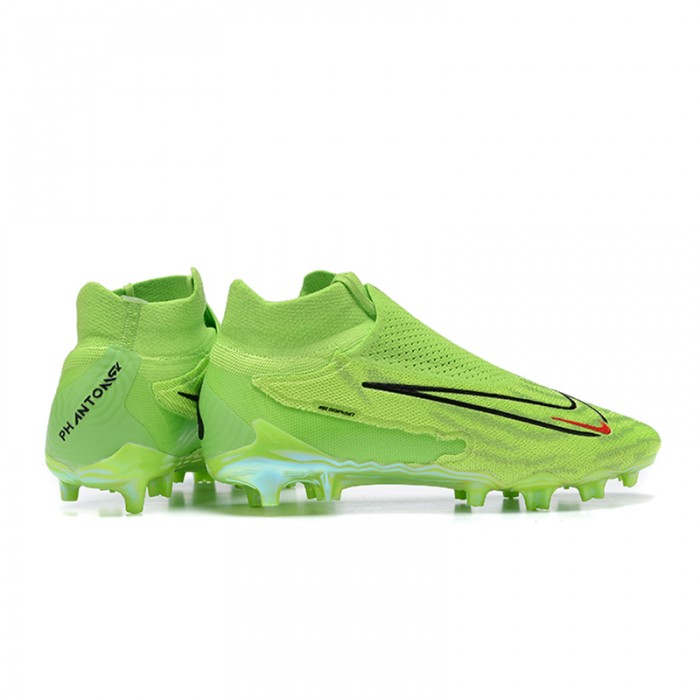 Phantom GX Elite FG High Soccer Shoes-Green/Black-6906251