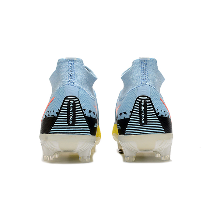 2022 World Cup Phantom GT2 Dynamic Fit Elite FG High Soccer Shoes-Blue/Yellow-6854785