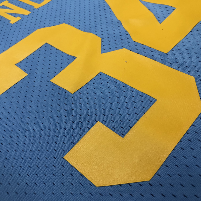 2002 LAKERS O'NEAL #34 Light blue Retro Top Qua...