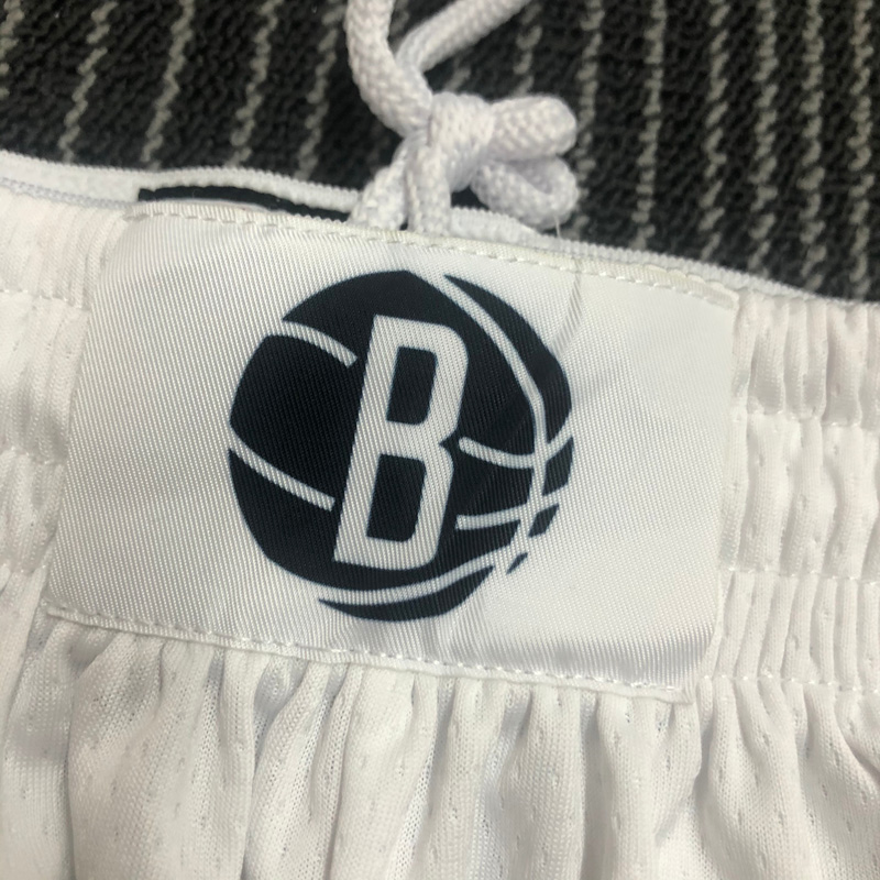 NETS White Edition Top Quality NBA Pants