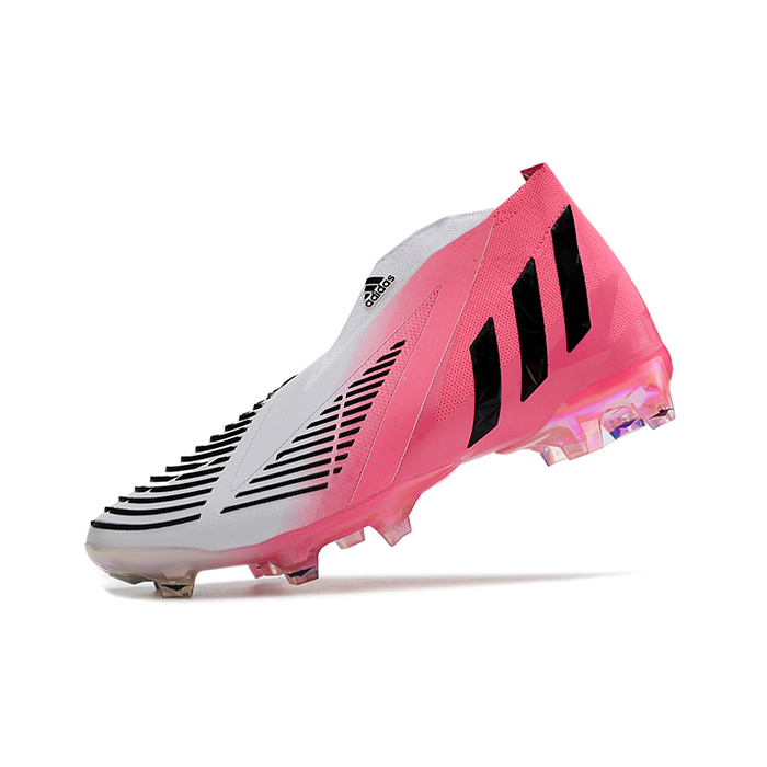 Predator Edge Geometric.1 FG High Soccer Shoes-White/Pink-5280937
