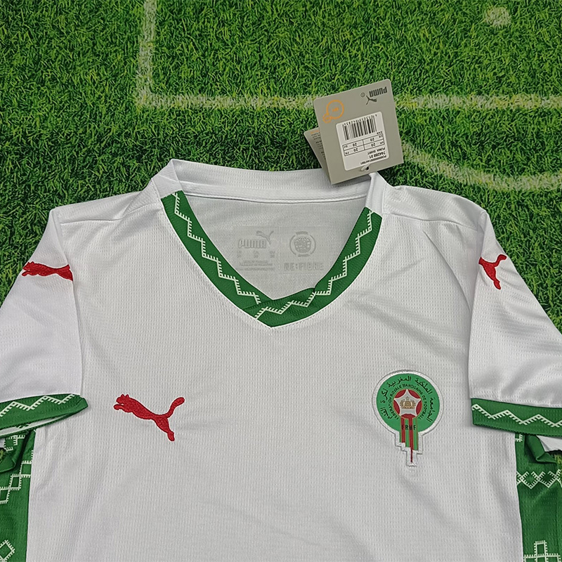 24-25 Morocco Away Kids Soccer Jersey