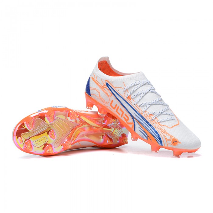 Ultra Ultimate FG Soccer Shoes-Orange/White-9953439
