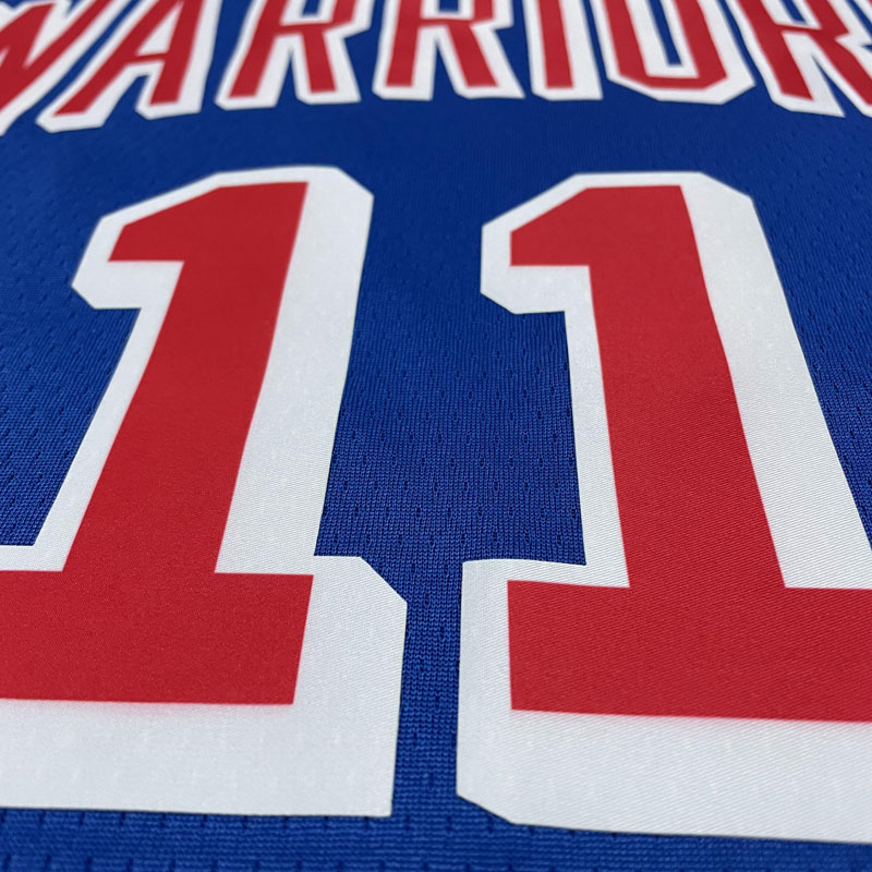Warriors THOMPSON #11 Blue 75th Anniversary Ret...