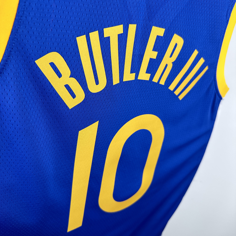 22-23 WARRIORS BUTLERIII #10 Blue Top Quality Hot Pressing NBA Jersey (V领)