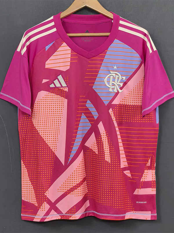 25-26 Flamengo Pink Goalkeeper Soccer Jersey