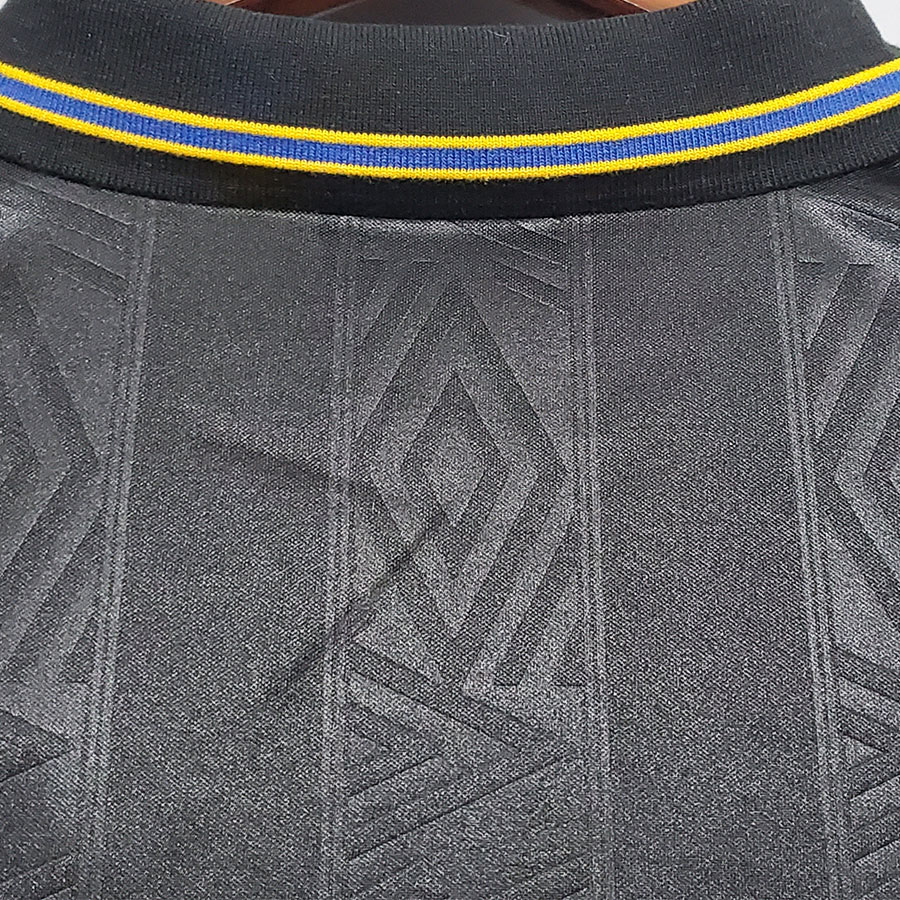 1994 Man Utd Away Black Retro Soccer Jersey