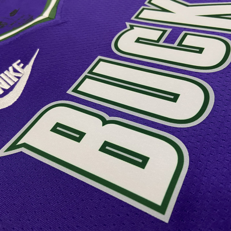 22-23 BUCKS ANTETOKOUNMPO #34 Purple Top Qualit...