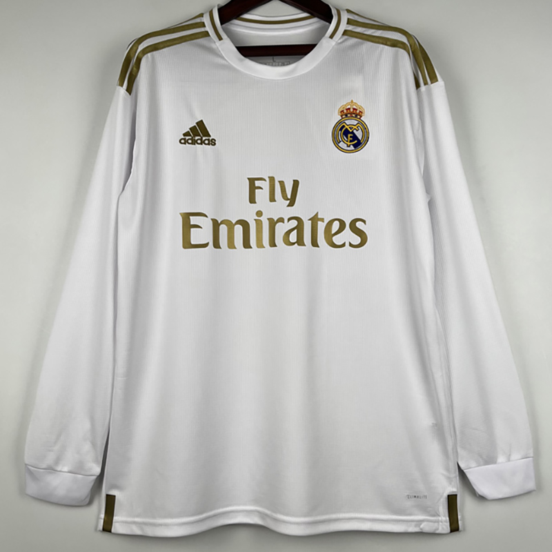 2019-2020 RMA Home Long Sleeve Retro Soccer Jer...