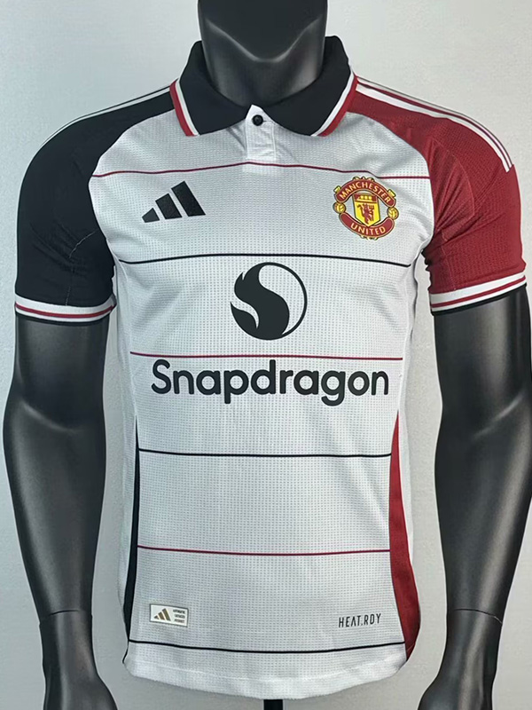 25-26 Man Utd White Special Edition Player Version Training shirts *红黑袖