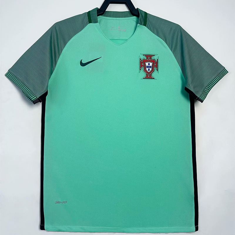 2016 Portugal Away Retro Soccer Jersey