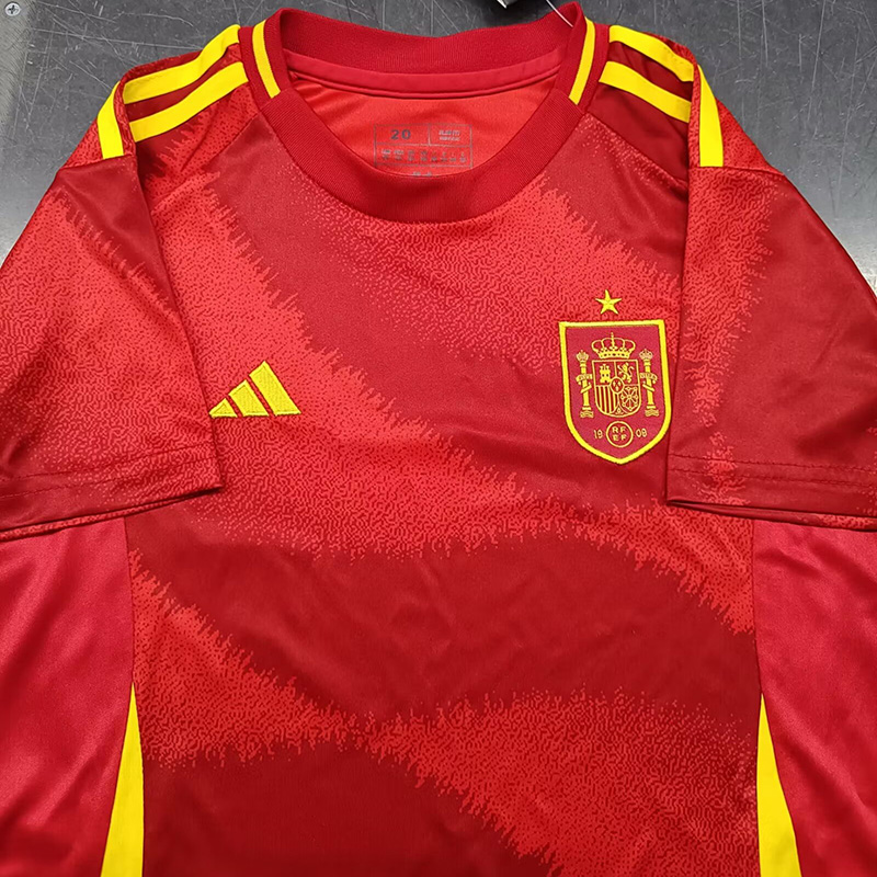 24-25 Spain Home Kids Soccer Jersey