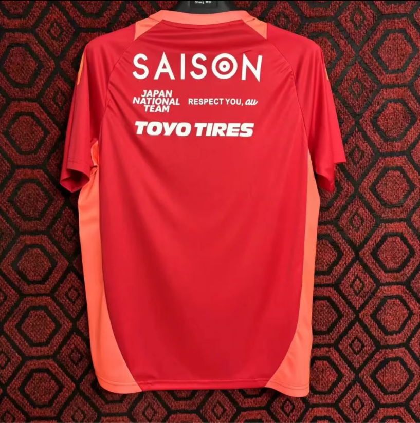 24-25 Japan Red Training Shirts