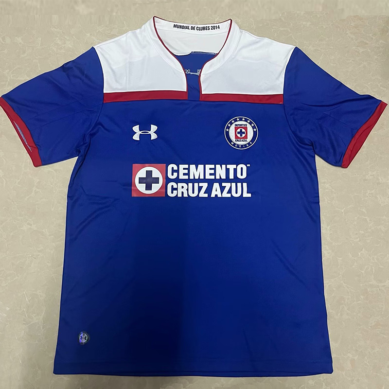 2014-2015 Cruz Azul Home Retro Soccer Jersey