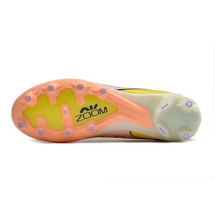 Air Zoom Mercurial Vapor XV Elite AG Soccer Shoes-Yellow/Pink-622099