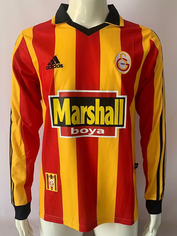 1999-2000 Galatasaray Home Long Sleeve Retro Soccer Jersey (长袖)