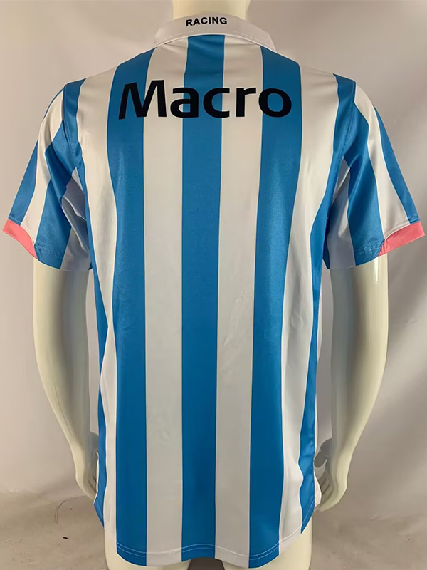 2007-2008 Racing Club Home Retro Soccer Jersey