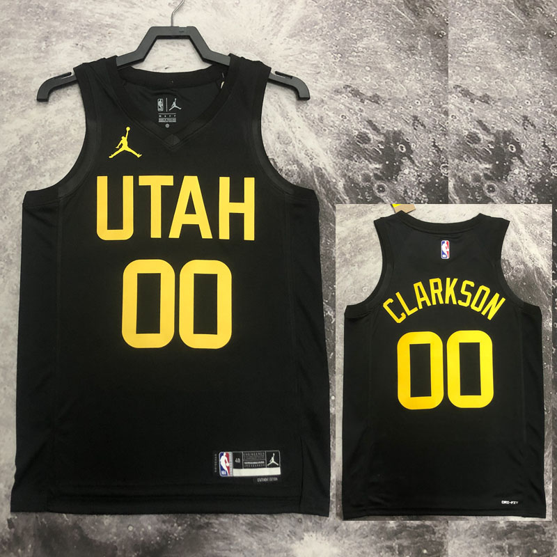 22-23 JAZZ CLARKSON #00 Black Top Quality Hot P...