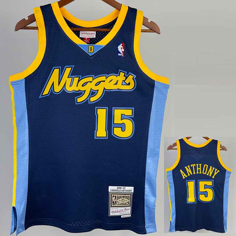 2006-07 Nuggets ANTHONY #15 Royal Blue Retro To...