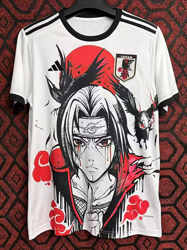 25-26 Japan White Special Edition Fans Soccer Jersey 乌鸦宇智波