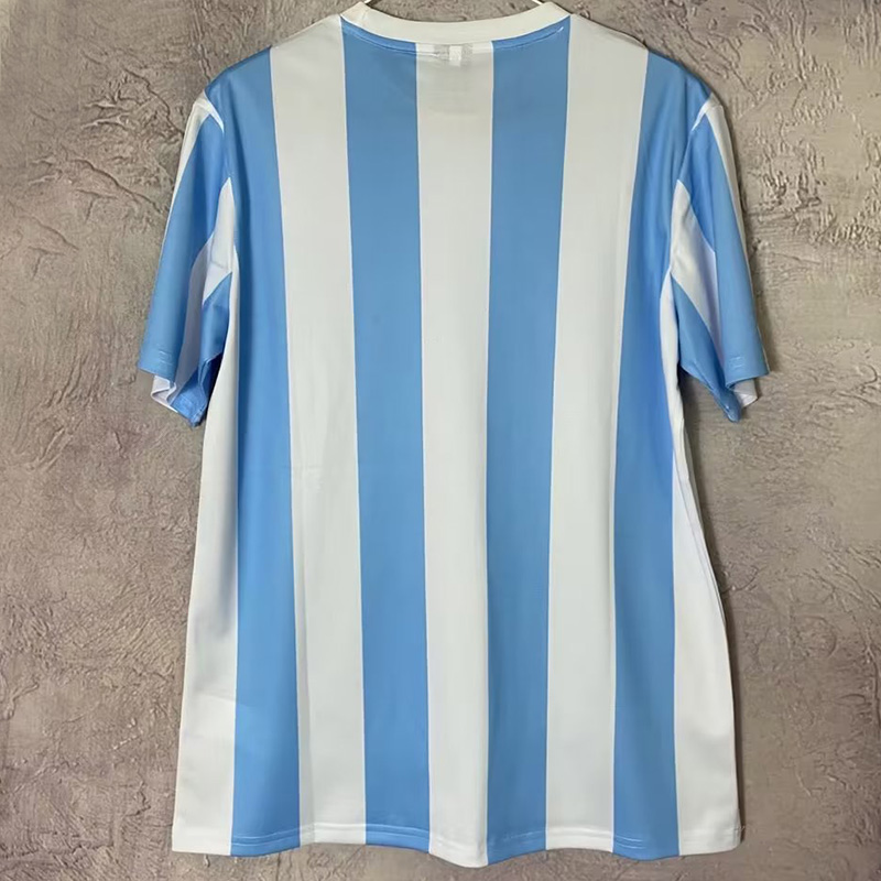 1986 Argentina Home Retro Soccer Jersey