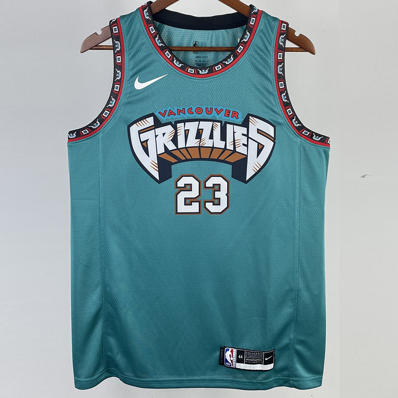 Grizzlies ROSE #23 Blue Top Quality Hot Pressin...