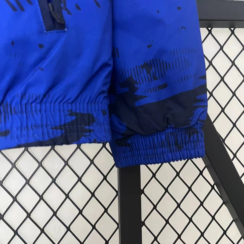 24-25  England Royal blue & Blue Double Sided Windbreaker (双面风衣)