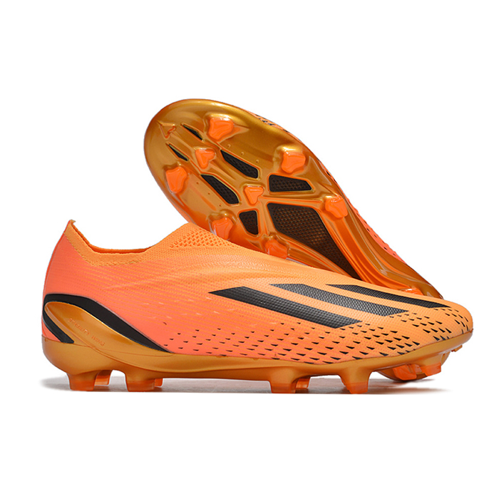 X Speedportal+ FG Soccer Shoes-Orange/Black-9922019