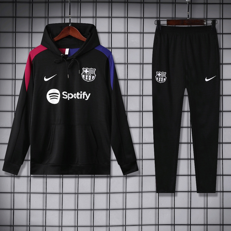 24-25 BAR Black Hoodie Tracksuit (卫衣套装)