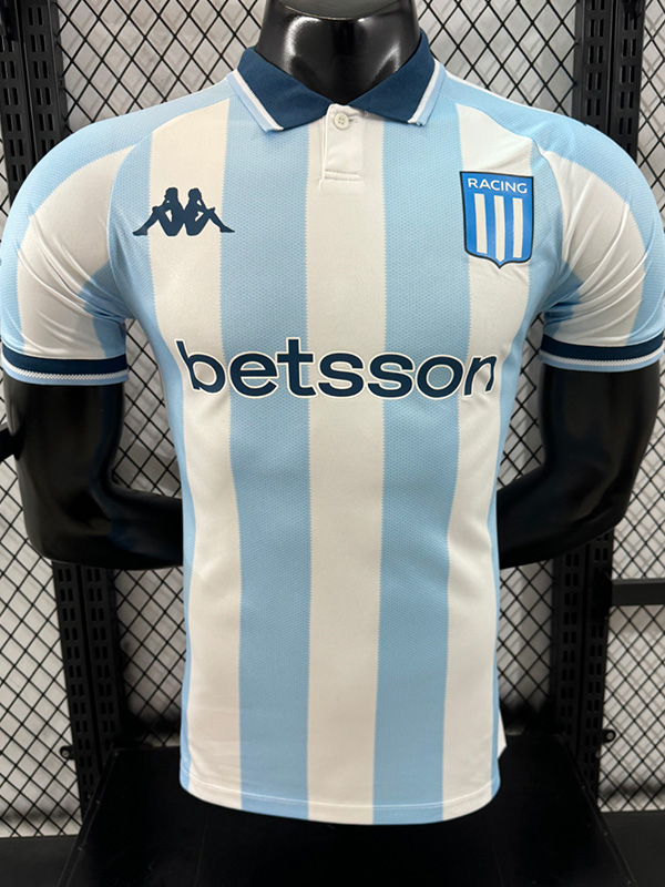 25-26 Racing Club Home Player Version Soccer Jersey