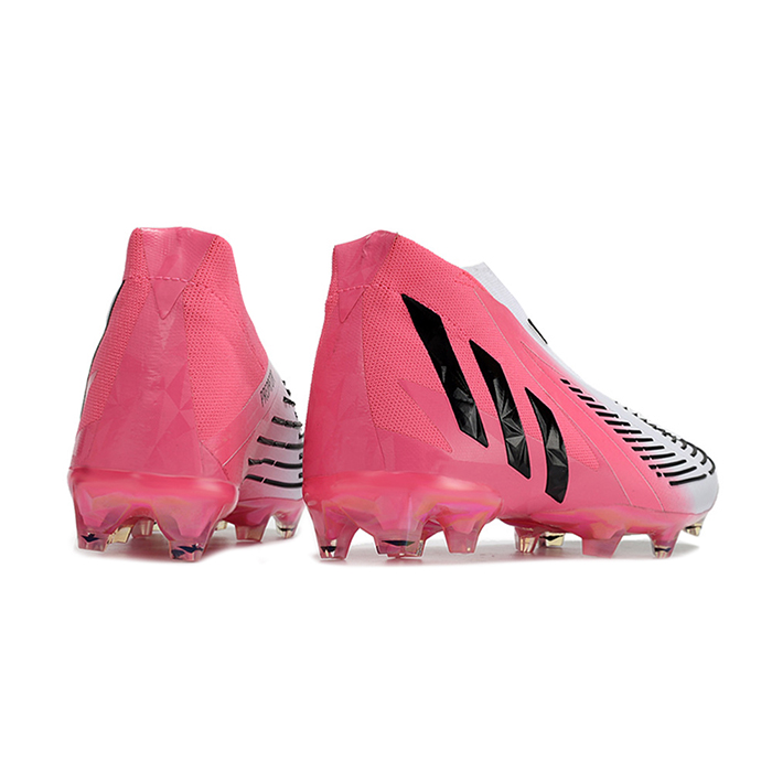 Predator Edge Geometric.1 FG High Soccer Shoes-White/Pink-5280937