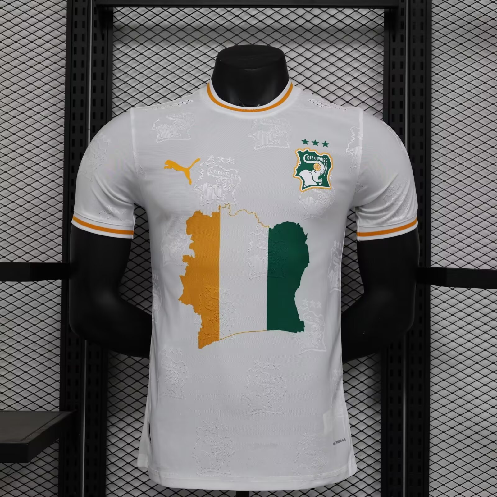 24-25 Ivory Coast White Special Edition Player Version Soccer Jersey