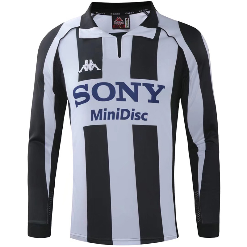 1997-1998 JUV Home Retro Long Sleeve Soccer Jer...