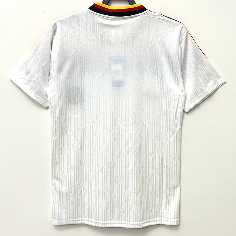 1994 Germany Home White Retro Soccer Jersey