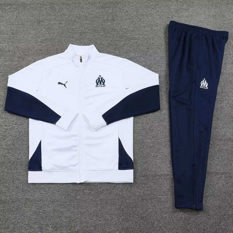 24-25 Marseille White Jacket Tracksuit