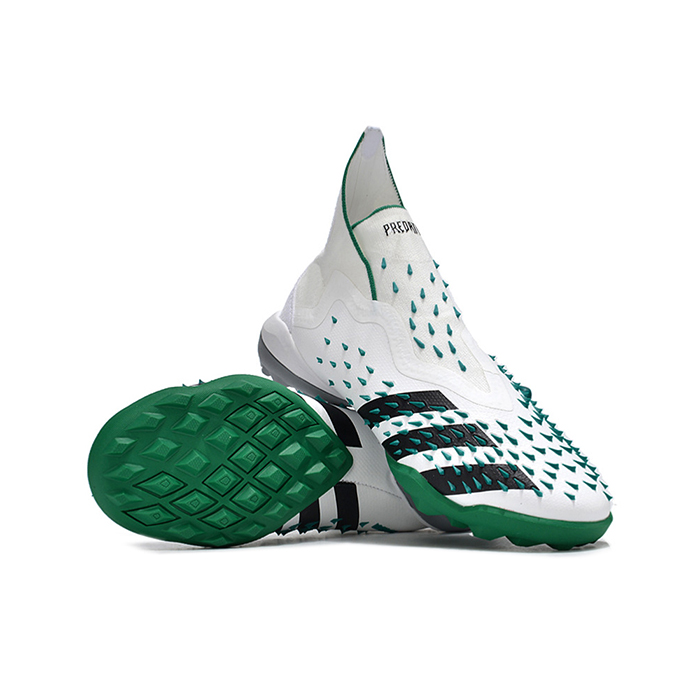 PREDATOR FREAK .1 TF High Soccer Shoes-White/Green-2273954