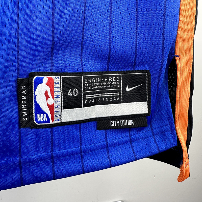 23-24 KNICKS ROSE #4 Blue City Edition Top Qual...