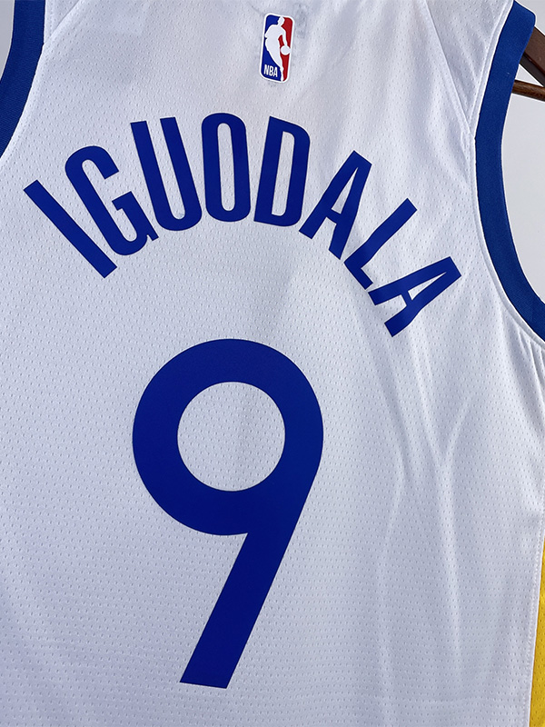 22-23 WARRIORS IGUODALA #9 White Top Quality Ho...