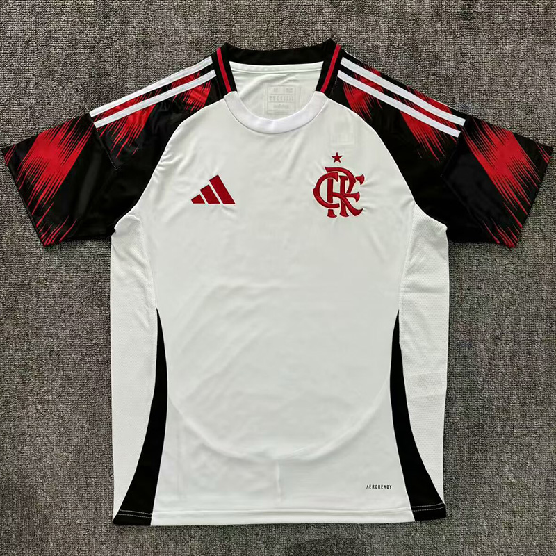 25-26 Flamengo White Fans Soccer Jersey