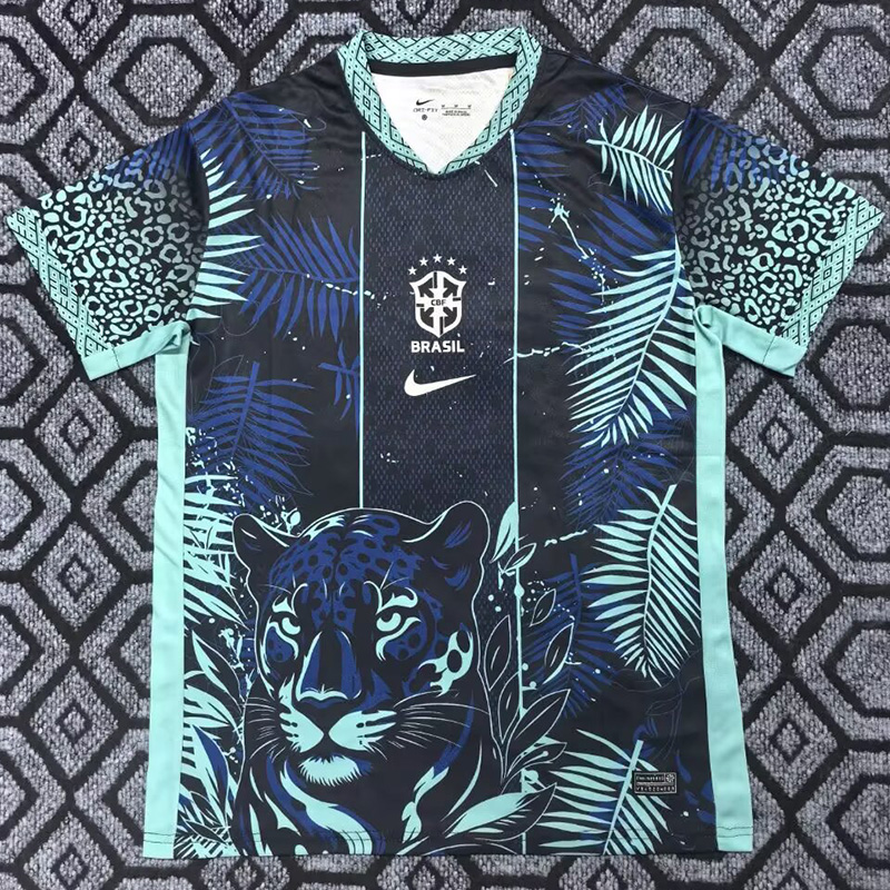 25-26 Brazil Blue Special Edition Training shirts (豹)